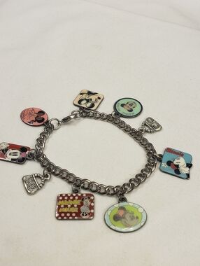 Vintage Rare Disney China Minnie Mouse Charm Bracelet